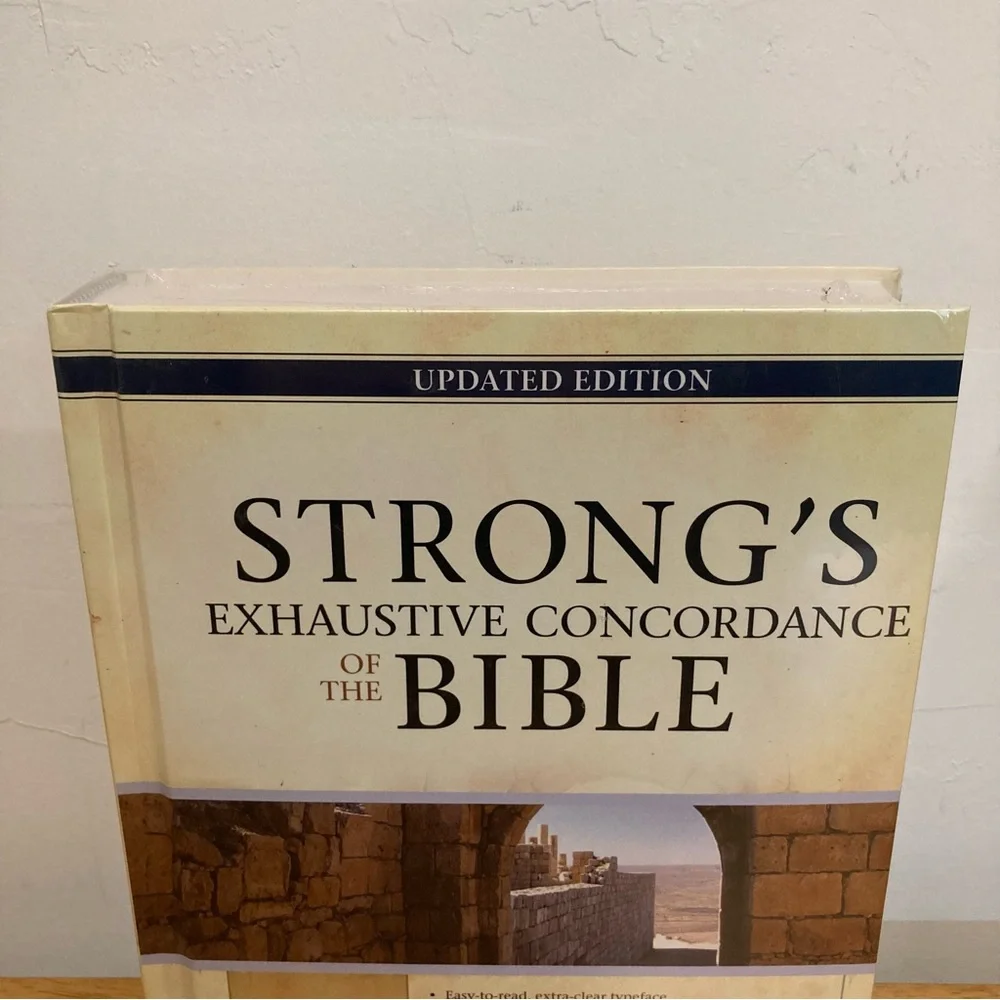 Strong's Exhaustive Concordance of the Bible - Sealed NOS Bible Study Book